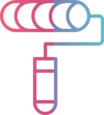 Boya kaydırma çizgisi gradyanı tasarımı