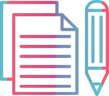 Belgelendirme Çizgisi Gradyan Tasarımı