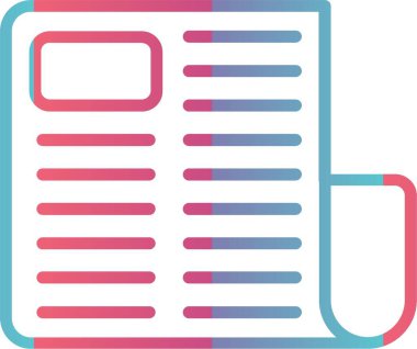 Gazete Satırı Gradyan Tasarımı