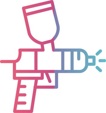 Hava Fırçası Çizgisi Gradyan Tasarımı