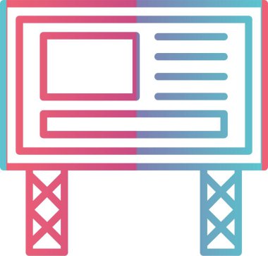 reklam panosu Gradyan Tasarımı