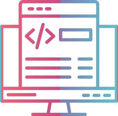 Web Geliştirme Çizgisi Gradyan Tasarımı