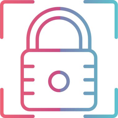 Asma kilit Çizgisi Gradyan Tasarımı