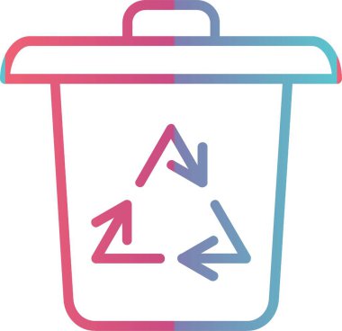 Geri Dönüşüm Çizgisi Gradyan Tasarımı