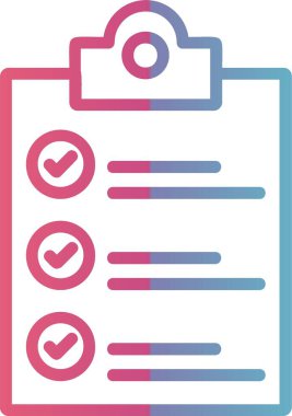 Liste Çizgisi Gradyan Tasarımı Kontrol Et