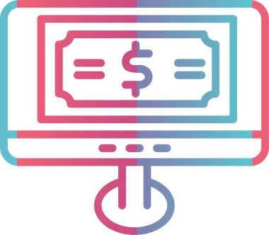 Dolar Çizgisi Gradyan Tasarımı