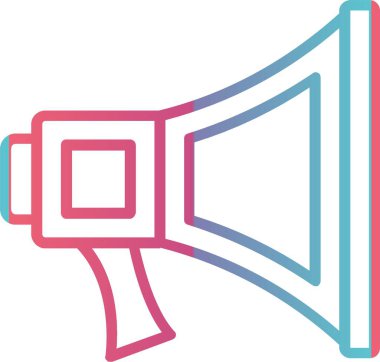 Megafon Çizgisi Gradyan Tasarımı