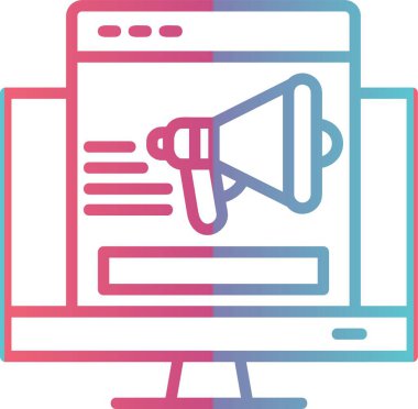 Dijital Markiting Çizgi Gradyan Tasarımı