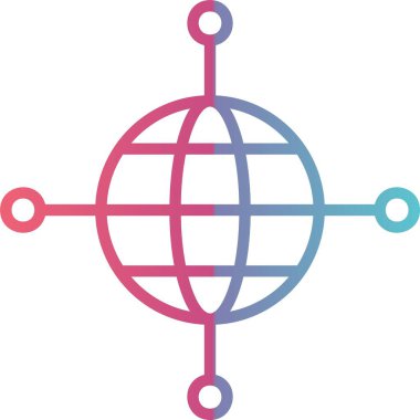 Küresel Altyapı Çizgisi Gradyan Tasarımı