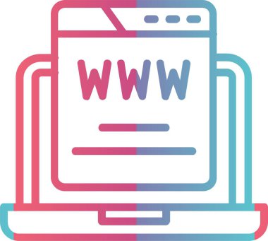 Web Sitesi Çizgisi Gradyan Tasarımı