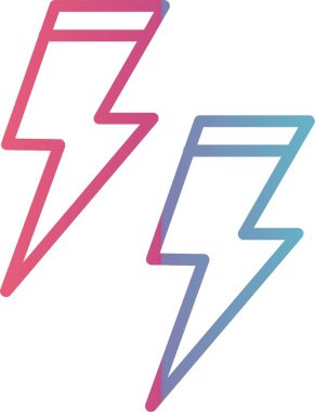 Şimşek Çizgisi Gradyan Tasarımı