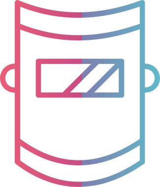 Kaynak Maskesi Çizgisi Gradyan Tasarımı