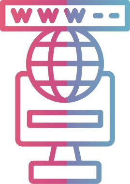 İnternet Çizgisi Gradyan Tasarımı