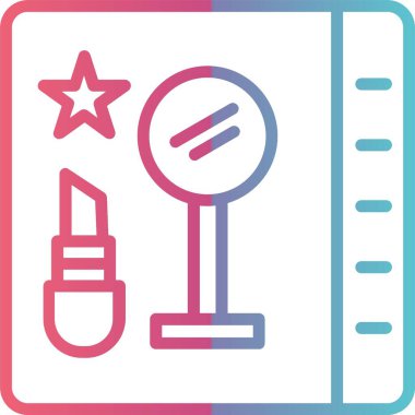 Güzellik Blogu Çizgisi Gradyan Tasarımı