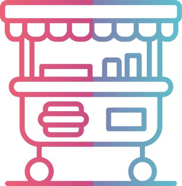 Gıda Arabası Gradyan Tasarımı