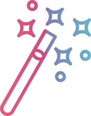 Sihirli Değnek Çizgisi Gradyan Tasarımı