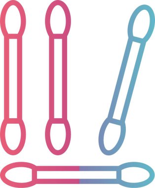 Pamuk Çubuğu Çizgisi Gradyan Tasarımı