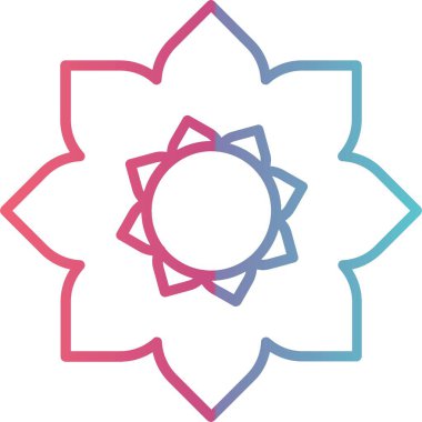 Çiçek Çizgisi Gradyan Tasarımı