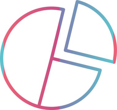 Pasta Grafik Çizgisi Gradyan Tasarımı