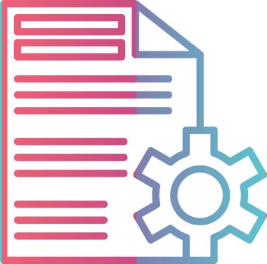 İçerik yönetimi Çizgisi Gradyan Tasarımı