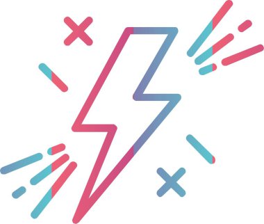 Şimşek Çizgisi Gradyan Tasarımı