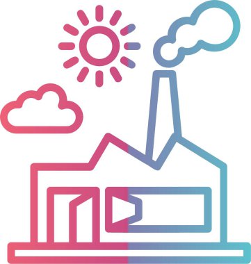 Fabrika Çizgisi Gradyan Tasarımı