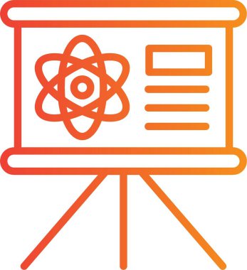 Biyoloji Vektör Çizgisi Gradyan Tasarımı