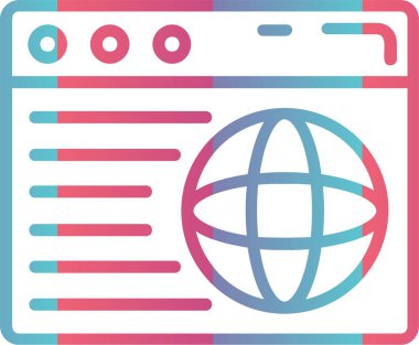 Web Tarayıcı Çizgisi Gradyan Tasarımı