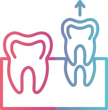 Diş Sil Çizgisi Gradyan Tasarımı