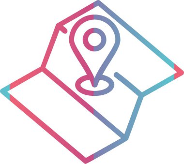 Harita Çizgisi Gradyan Tasarımı