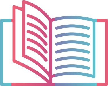 Kitap Çizgisi Gradyan Tasarımı