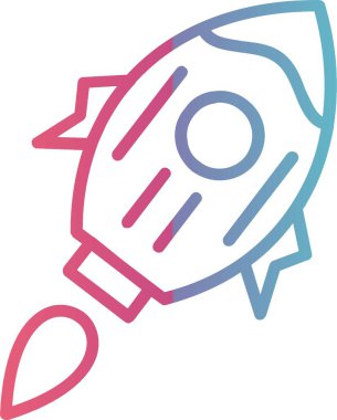 Roket Çizgisi Gradyan Tasarımı