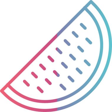 Su Karpuzu Çizgisi Gradyan Tasarımı