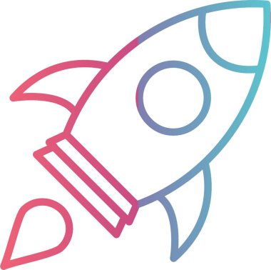 Roket Çizgisi Gradyan Tasarımı