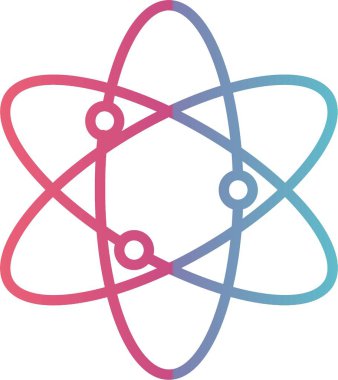 Atom Satırı Gradyan Tasarımı