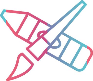 Fırça Çizgisi Gradyan Tasarımı