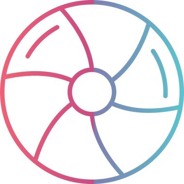 Plaj Topu Çizgisi Gradyan Tasarımı