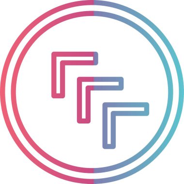 Çapraz Oklar Çizgisi Gradyan Tasarımı