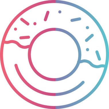 Donut Çizgisi Gradyan Tasarımı