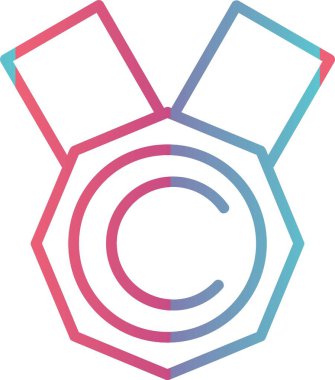 Madalya Çizgisi Gradyan Tasarımı