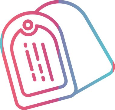 Köpek Etiketi Gradyan Tasarımı