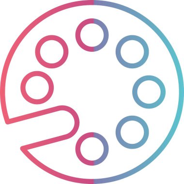 Boyama Çizgisi Gradyan Tasarımı