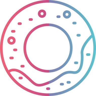 Donut Çizgisi Gradyan Tasarımı