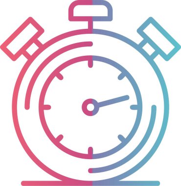 Stopwatch Çizgi Gradyan Tasarımı