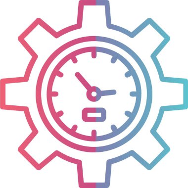 Zaman Yönetimi Çizgisi Gradyan Tasarımı