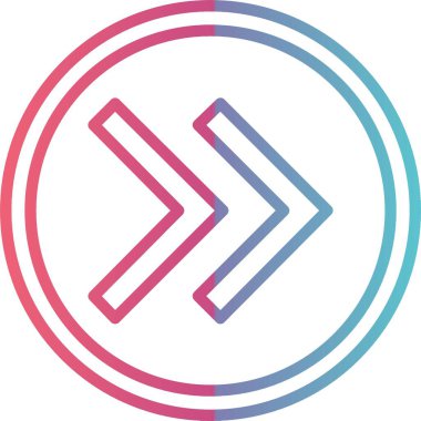 Sağ Ok Çizgisi Gradyan Tasarımı