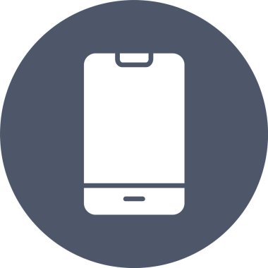 Akıllı Telefon Kabartma Çemberi Simgesi