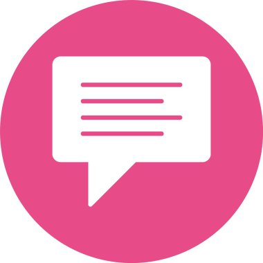 Chat Kabartma Çemberi Simgesi