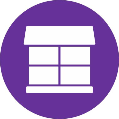 Pencereler Kabartma Çemberi Simgesi