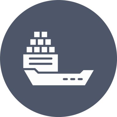 Gemi Kabartma Çemberi Simgesi